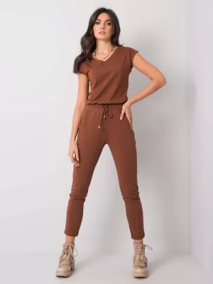 Női melegítőnadrág BASIC FEEL GOOD RV-DR-3589.07X SÖTÉTBARNA