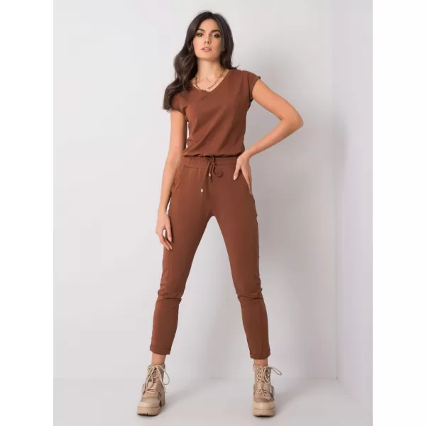  Női melegítőnadrág BASIC FEEL GOOD RV-DR-3589.07X SÖTÉTBARNA 