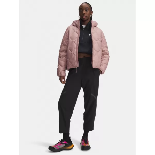  Női kabát UNDER ARMOUR LEGEND DOWN JACKET 6008818-673 RÓZSASZÍN 
