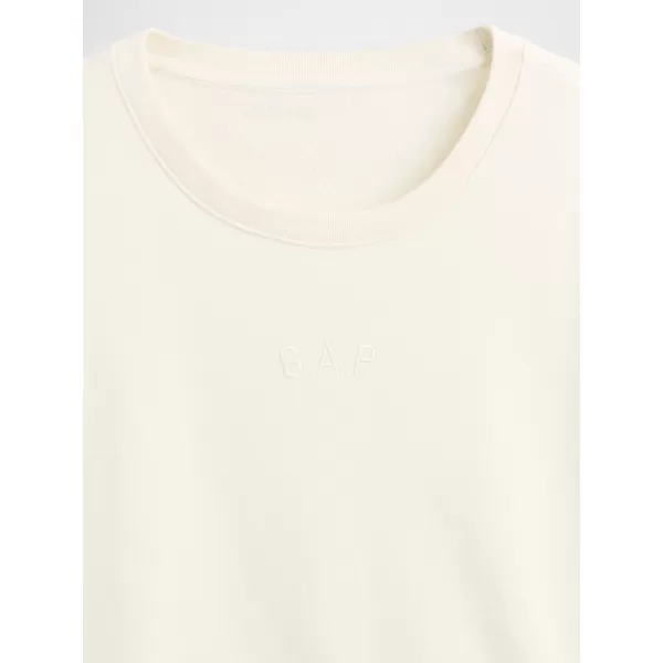  Női pulóver GAP LOGO SWEATSHIRT 799277-02 FEHÉR VITORLA 
