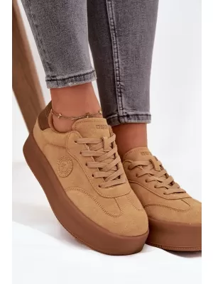 Női tornacipő BIG STAR SS274762 BARNA/BEGE Big Star Shoes