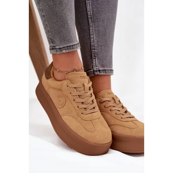  Női tornacipő BIG STAR SS274762 BARNA/BEGE Big Star Shoes 