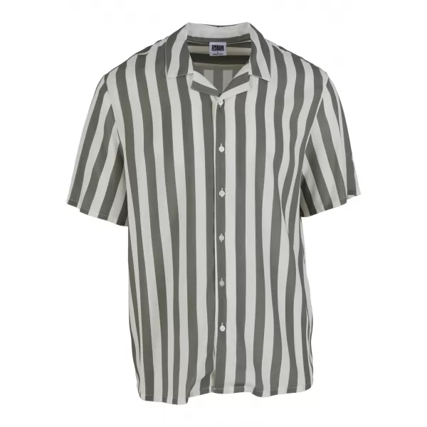  Férfi ing URBAN CLASSICS TB4150 HALVÁNY OLÍVA/TÖRTFEHÉR 
