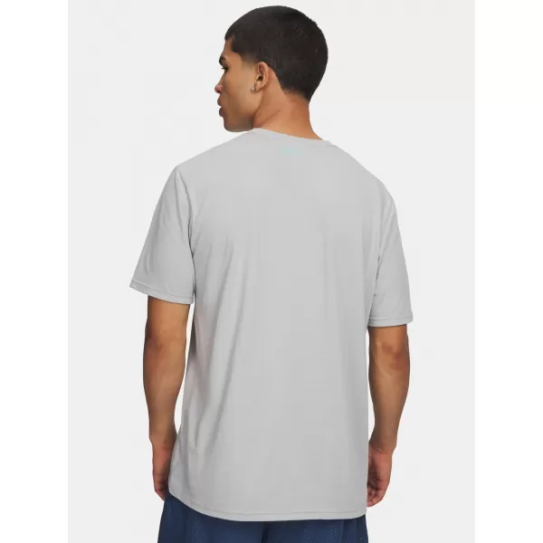  Férfi póló UNDER ARMOUR UA M WM LOCKER TAG SS 6012778-011 SZÜRKE 