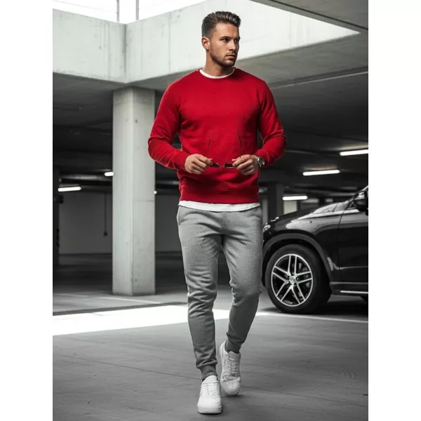  Férfi pulóver DSTREET BX3867 PIROS 