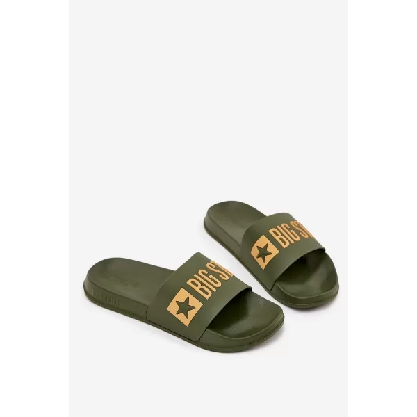  Férfi papucs BIG STAR SS174360 GREEN Big Star Shoes 