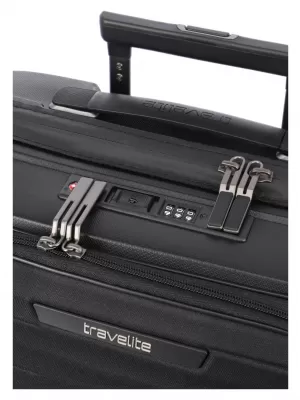 Bőrönd TRAVELITE Mooby S,M,L Front pocket FEKETE