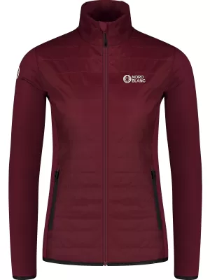 Női sportdzseki NORDBLANC HINTER NBWJL8361 BURGUNDIA