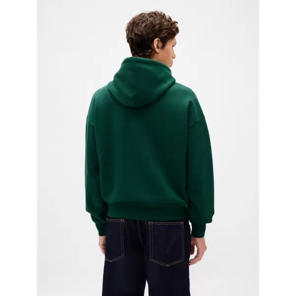  Férfi pulóver GAP HEAVYWEIGHT LOGO HOODIE PULLOVER 823104-03 MÉLYVADÁSZ 
