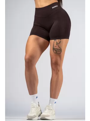 Magas derekú push-up rövidnadrág POWER 893 DARK BROWN Nebbia