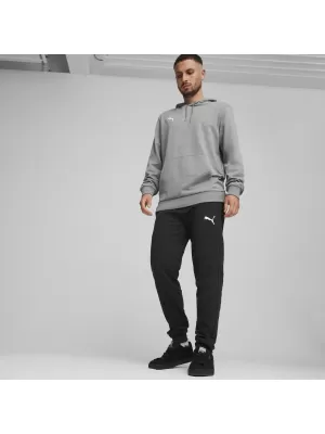 Férfi pulóver PUMA TEAMGOAL CASUALS HOODY 658618_33 KÖZEPES SZÜRKE HEATHER/FEHÉR