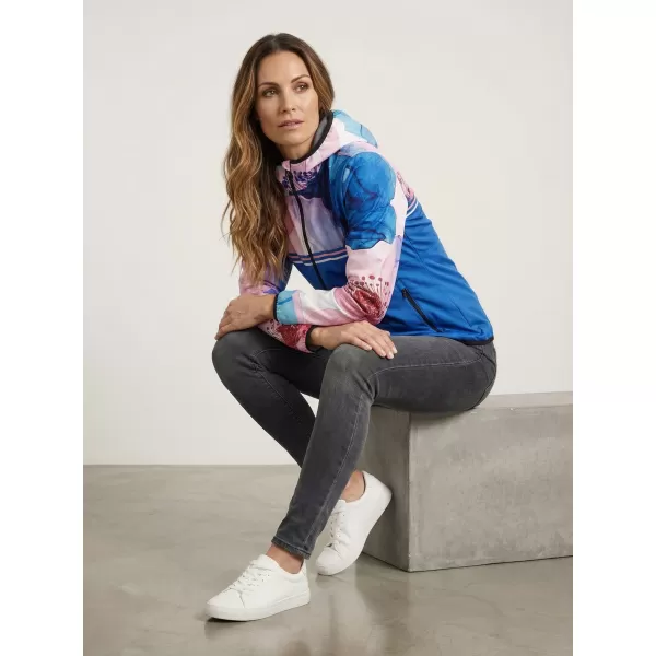  Női prémium softshell kabát ALTISPORT VOJ/ALW117JACK01 KÉK/RÓZSASZÍN 