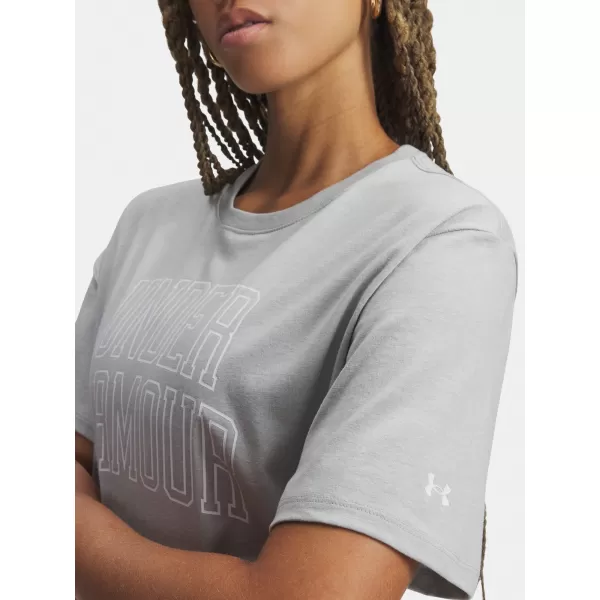  Női póló UNDER ARMOUR RIVAL OS CAMPUS TEE 6007883-012 SZÜRKE 