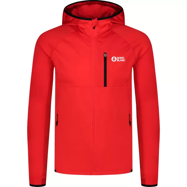 Férfi powerfleece pulóver NORDBLANC CREEK NBWFM8280 PIROS 