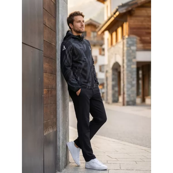  Férfi prémium softshell kabát ALTISPORT VOJ/ALM072JACK01 FEKETE 