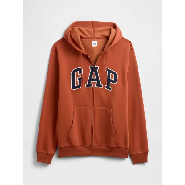  Férfi pulóver GAP LOGO HOODIE ZIP 674144-26 RÉZFŰSZER 