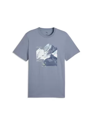 Férfi póló PUMA GRAPHIC TEE 691779_65 SZÜRKE ÉGBOLT