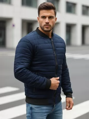 Férfi dzseki DSTREET TX2205 SÖTÉTKÉK