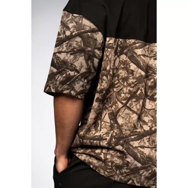  Túlméretes póló POWER 898 LIGHT BROWN CAMO Nebbia 