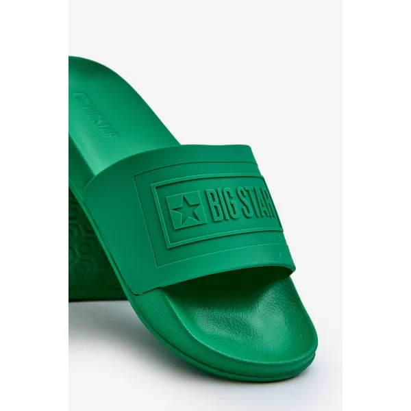  Férfi papucsok BIG STAR NN174650 GREEN Big Star cipők 