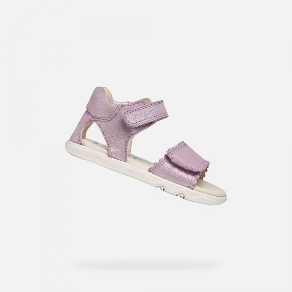  Lány szandál GEOX SANDAL STEPPIEUP B656QB000CRC8020 RÓZSASZÍN 