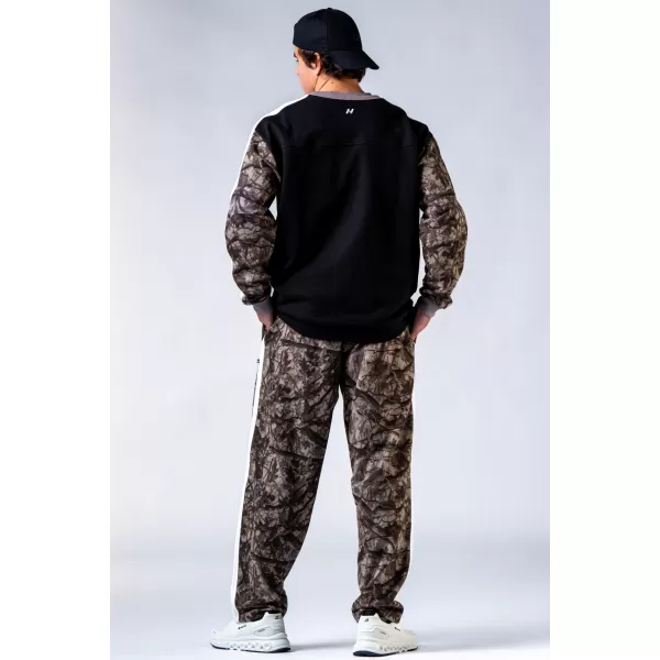  Laza szabású pulóver POWER 903 LIGHT BROWN CAMO Nebbia 