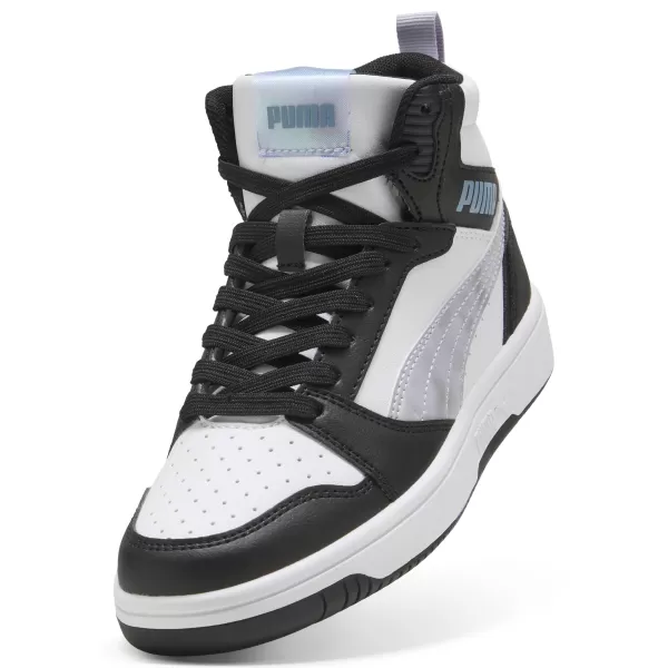  Női cipők PUMA REBOUNDV6MIDSPACEBELLEJR 402768-02 PUMA FEKETE/LILA CRUSH/FEHÉR 
