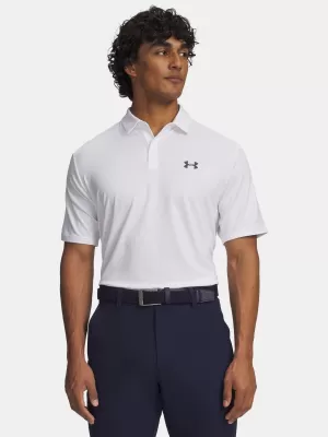 Férfi póló UNDER ARMOUR UA MATCHPLAY POLO 6009799-100 FEHÉR