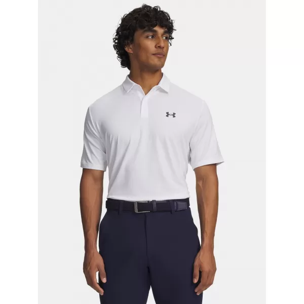  Férfi póló UNDER ARMOUR UA MATCHPLAY POLO 6009799-100 FEHÉR 