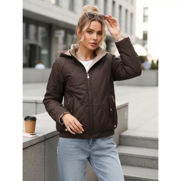  Női kabát DSTREET TY5671 BARNA 