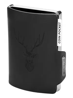 Pénztárca MONDRAGHI Silhouette Classic Deer FEKETE