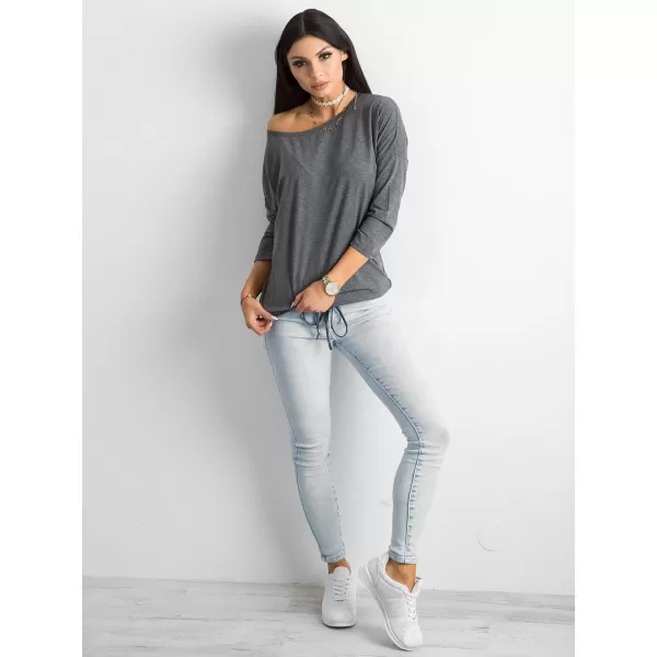  Női blúz BASIC FEEL GOOD RV-BZ-4691.36P SÖTÉTSZÜRKE 
