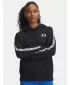 Női pulóver UNDER ARMOUR ICON FLEECE TAPED HDY 6003708-004 FEKETE