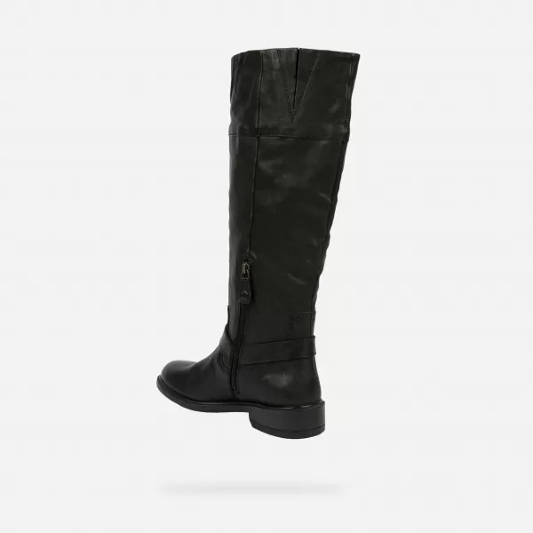  Női csizma GEOX CATRIA G015022 FEKETE 