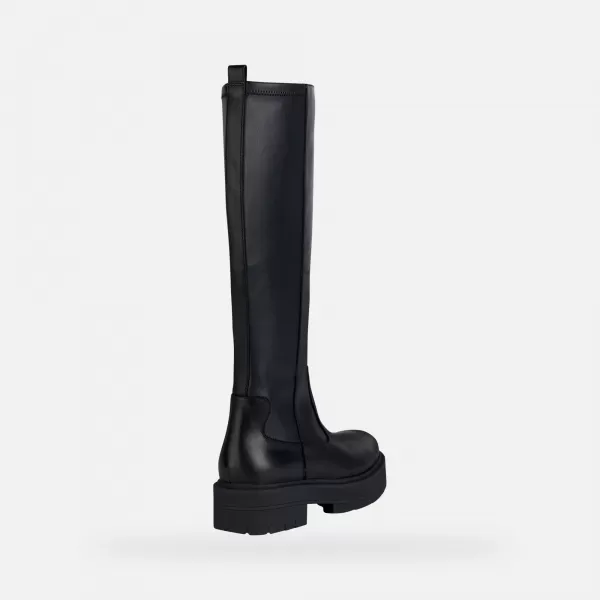  Női csizma GEOX SPHERICA EC7 G004247 FEKETE 