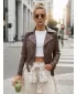 Női kabát DSTREET TY5537 BARNA