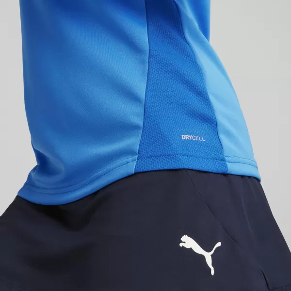  Női póló PUMA TEAMGOAL TRAINING 1/4 ZIP WM 658631-02 E.BLU.LEMON/WHITE/TEAM ROYAL 