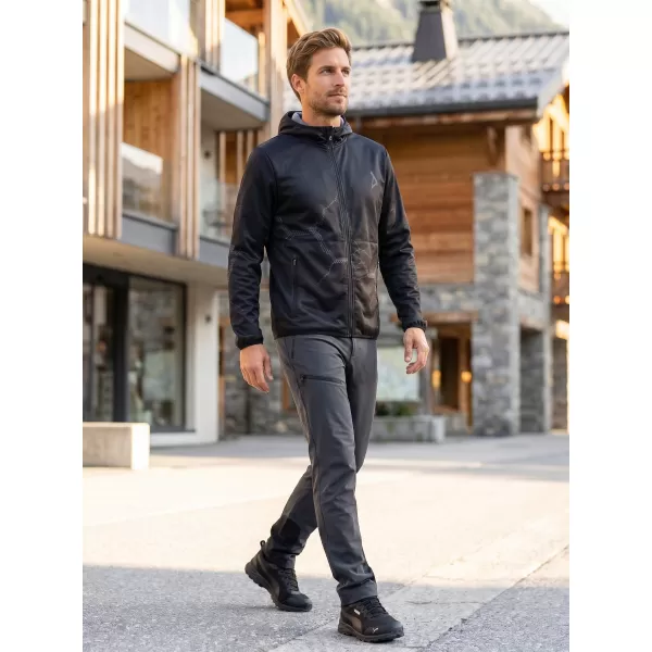  Férfi prémium softshell kabát ALTISPORT VOJ/ALM129JACK01 FEKETE SZÜRKE 