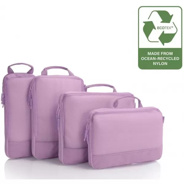  Bőrönd HEYS Ecotex Compression Packing Cube 4 Pc Set ORGONAVIRÁG 