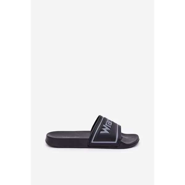  Férfi papucs WRANGLER AVERELL 20251042.25Y FEKETE 