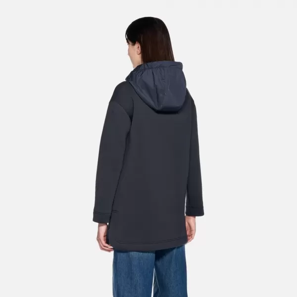  Női parka GEOX SWEATER G012426 SÖTÉTKÉK 