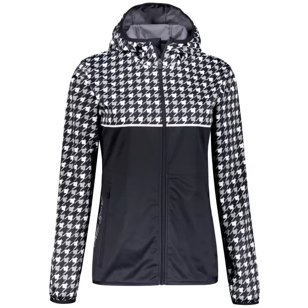  Női prémium softshell kabát ALTISPORT VOJ/ALW048JACK01 FEKETE-FEHÉR 