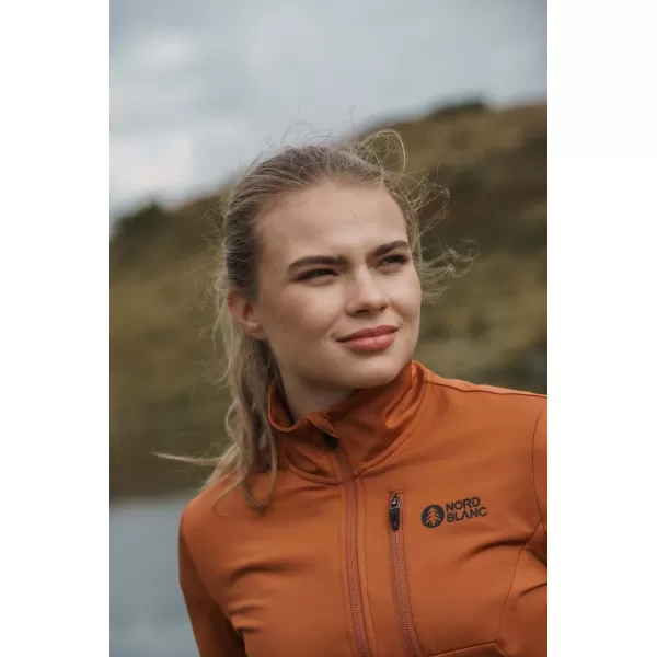  Női powerfleece pulóver NORDBLANC SEDGE NBWFL8291 BARNA 