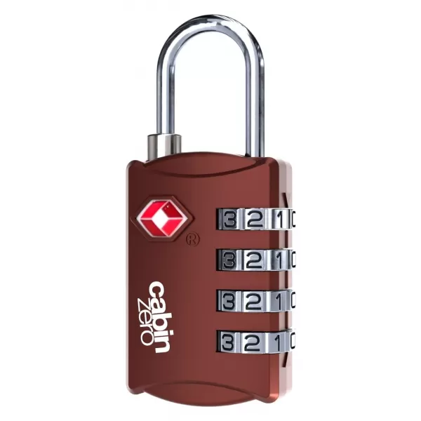  Zár CABINZERO TSA Travel Lock VÖRÖS SANGRIA 