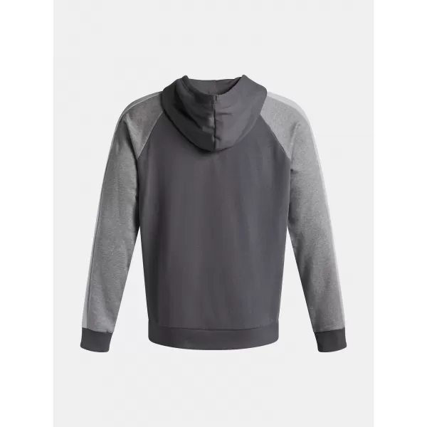  Férfi pulóver UNDER ARMOUR UA RIVAL FLC CB HOOD 6003958-025 SZÜRKE 