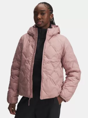 Női kabát UNDER ARMOUR LEGEND DOWN JACKET 6008818-673 RÓZSASZÍN