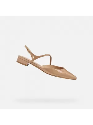 Női balerinák GEOX GISELDA15 G013213 VILÁGOSBARNA