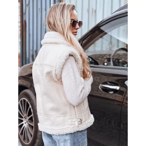  Női mellény DSTREET TY5238 BÉZS 