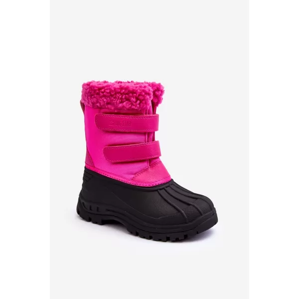  Gyermek téli cipő BIG STAR MM374112 FUCHSIA/BLACK Big Star Shoes 