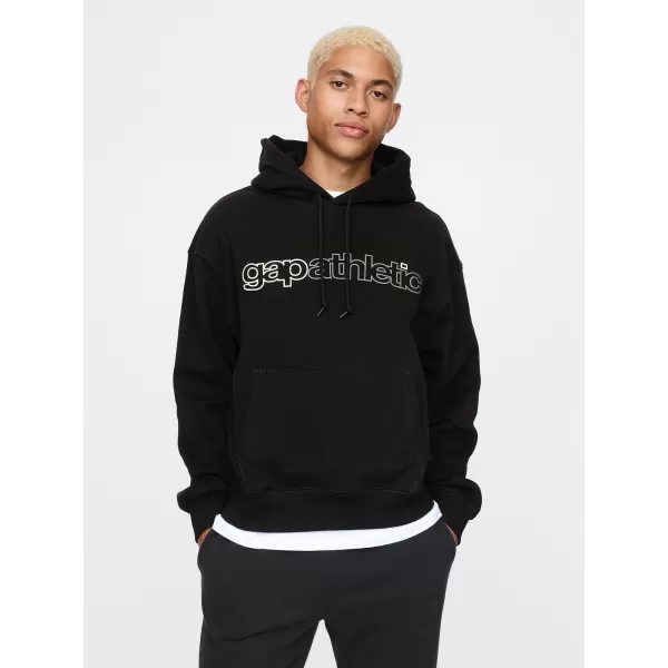  Férfi pulóver GAP LOGO HOODIE PULLOVER 646080-03 IGAZ FEKETE 